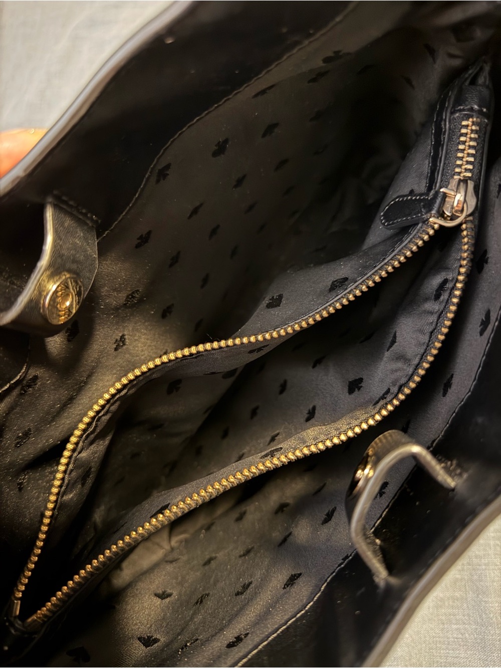 kate spade Black Leather Hobo Shoulder Bag - Picture 7 of 7